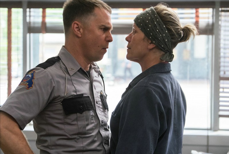 Wenn die Polizei nichts mehr zu lachen hat. (Sam Rockwell, Frances McDormand)