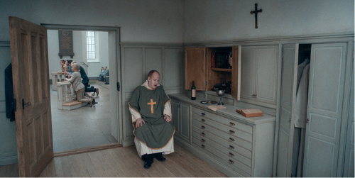 Albtraum: Ein Priester, der vom Glauben abgefallen ist, fürchtet die Kreuzigung. Anderssons Filme wirken wie Akupunktur.