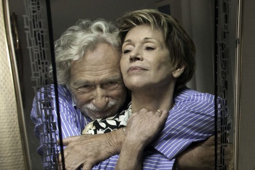 Jeanne (Jane Fonda) ist todkrank, Albert (Pierre Richard) ist dement © Luna Filmverleih