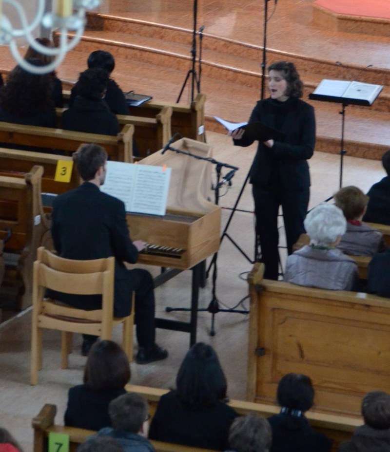 Angelika Kopf-Lebar und Christian Lebar bereicherten mit Liedern und Arien von Henry Purcell das Programm.
