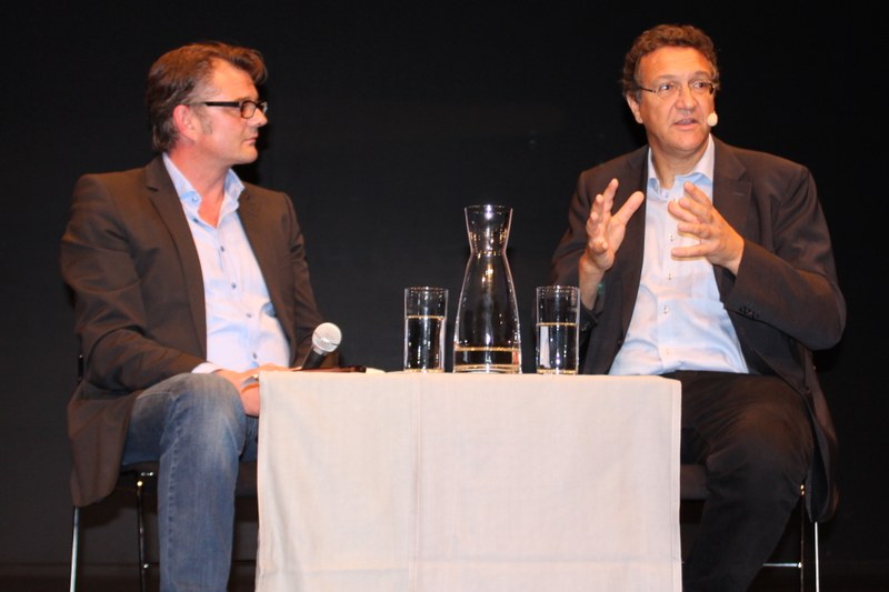 Karim El-Gawhary und Manfred Welte im Gespräch mit dem Publikum