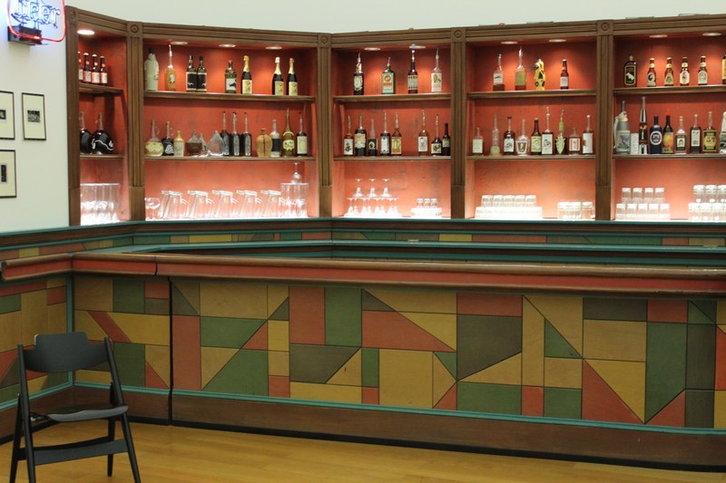 Mel Chin & the Gala Committee: "Scooters Bar with Gala Insertions", 1995-98, Installation