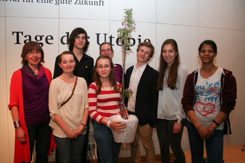 Die Vortragenden mit SchülerInnen aus Vorarlberg