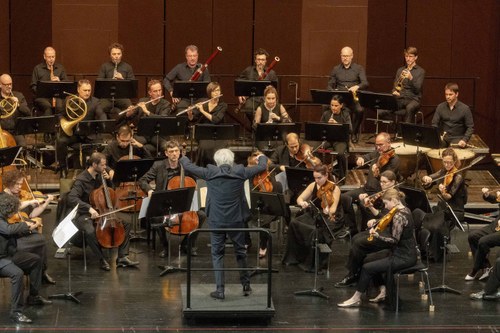 Giovanni Antonini leitete das Kammerorchester Basel im Kulturhaus Dornbirn (Foto: VN / Roland Paulitsch)