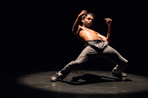 Der Tänzer und Choreograf Shailesh Bahoran zeigt sich in größter Körperbeherrschung und mit einer Vielzahl an stilistischen Mitteln (alle Fotos © Stefan Karl Hauer)