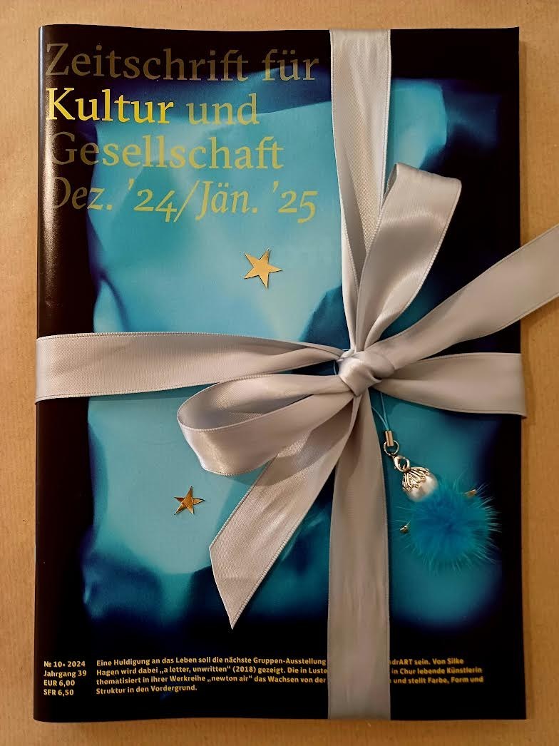 Zehn Ausgaben/Jahr mit redaktionellen Beiträgen und einem Veranstaltungskalender (inkl. Filmclub und Ausstellungen) in Vorarlberg und Grenznähe