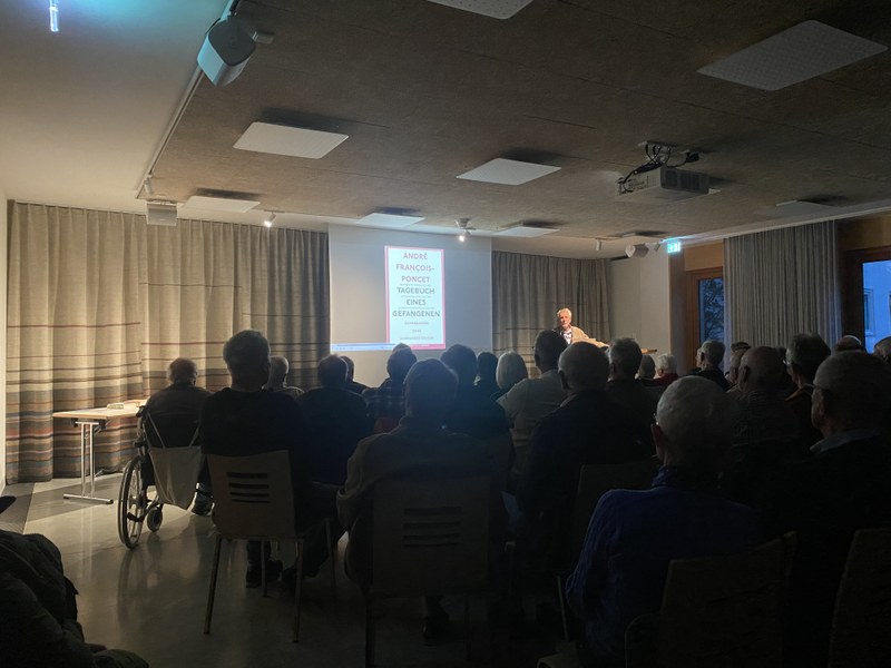 Das Interesse am Vortrag von Dr. Thomas Gayda: „Operation Walsertraum“ im AlpenStadtMuseum war groß.