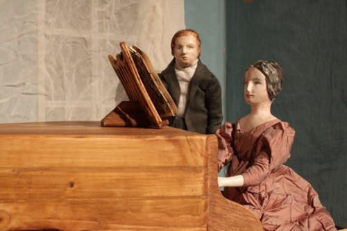 „Ich will meine Seele tauchen ...“ erzählt von der Künstlerliebe zwischen Clara und Robert Schumann (Fotos: Theater Laboratorium)