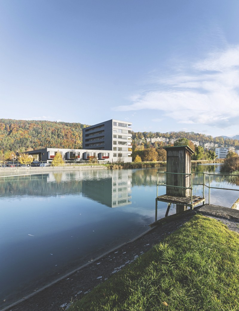 Gohm Hiessberger Architekten, Wohn- und Geschäftshaus in Gisingen
