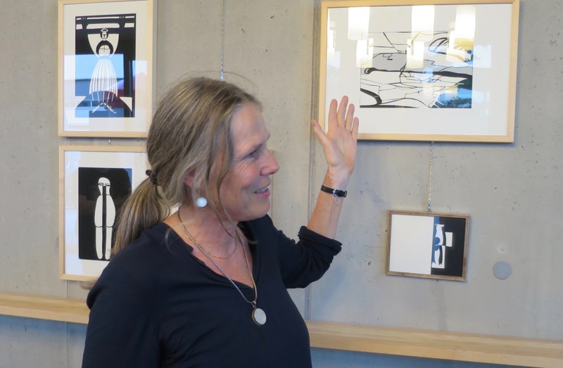 Helena Becker zeigt ihre Papierschnitte im Literaturhaus