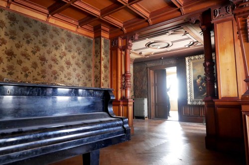 Das ehemalige Musikzimmer der Villa