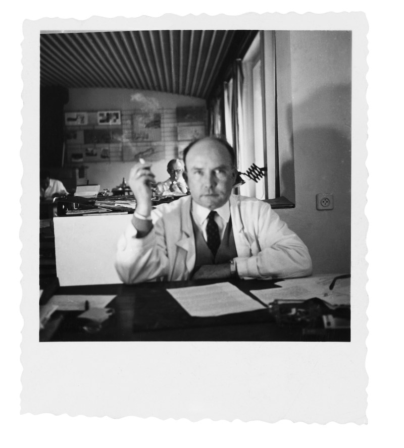 Architekt Werner Pfeifer, 1971 (© Nachlass Architekt W. Pfeifer)