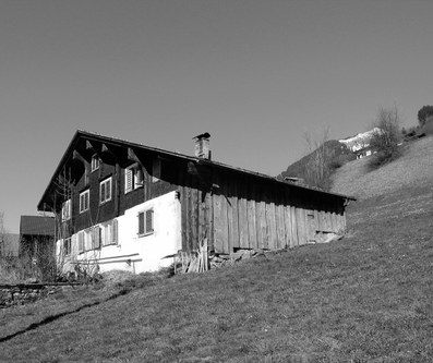 Parblons 13 ist ein Beispiel für den im Großen Walsertal typischen Paarhof