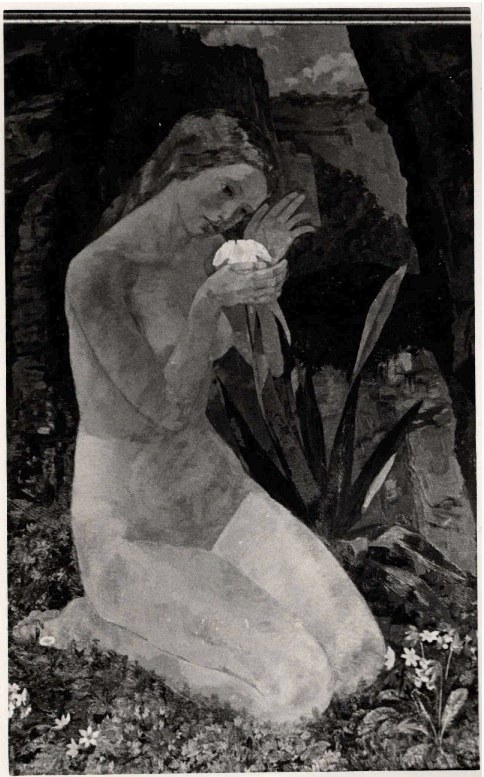 Die gesuchte Blume (1935), Öl auf Leinwand, 98 x 72 cm