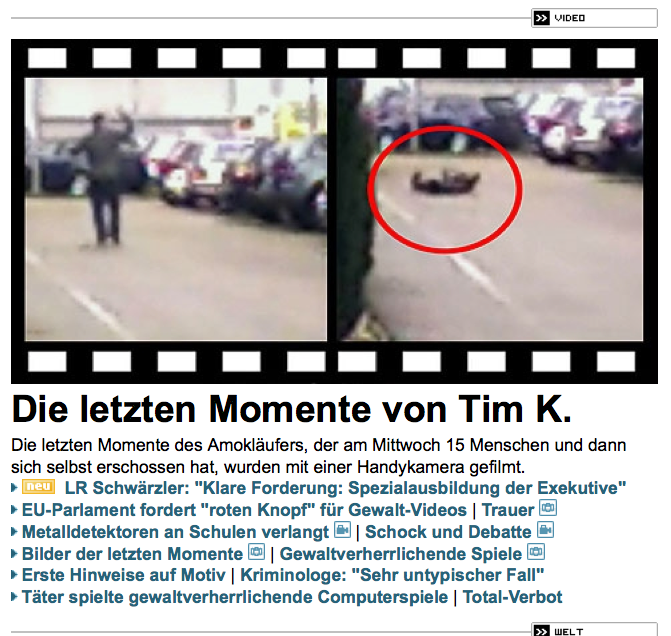 Snuff-Video auf vol.at