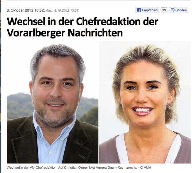 Verena Daum-Kuzmanovic folgt auf Christian Ortner - weit mehr als ein bloßer Personalwechsel