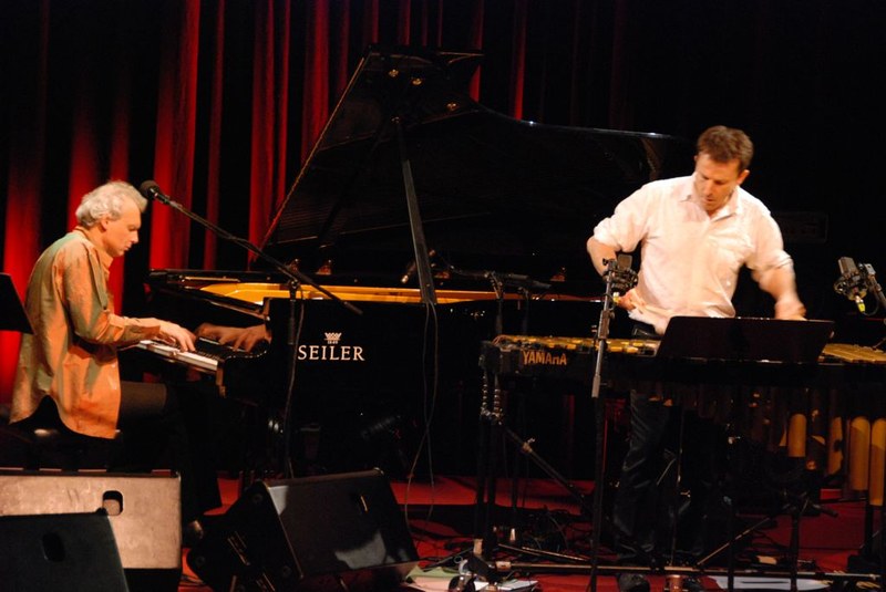 Christian Muthspiel im Duett mit Franck Tortiller - klangsinnlich, mit virtuosen Improvisationen