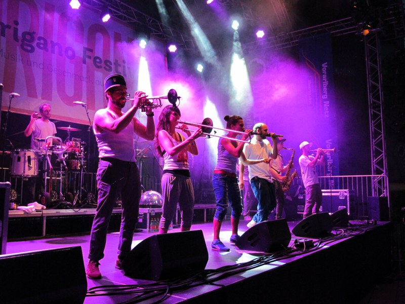 Das Pullup Orchestra brannte ein musikalisches Feuerwerk ab