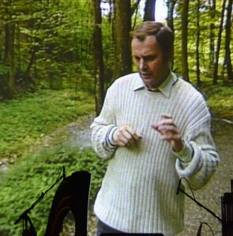 Fritz Jurmann porträtierte Gerold Amann im Film "Ich bin ein Schüler des Zaunkönigs" im Jahr 1988 sehr treffend.