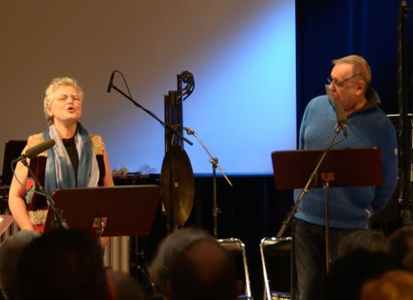 Evelyn Fink und Ulrich Gabriel interpretierten die "Gibbon Gesänge".