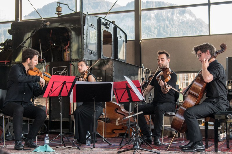 Das Adelphi Quartett begeisterte zum Auftakt mit Strawinsky, Haydn und Schostakowitsch (alle Fotos: © Stefan Hauer)