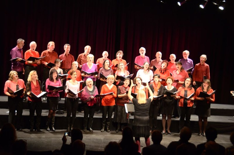 Der Spielbodenchor unter der Leitung von Bettina Rein ist stets offen für außergewöhnliche Ideen und seit Jahren begeisterungsfähig