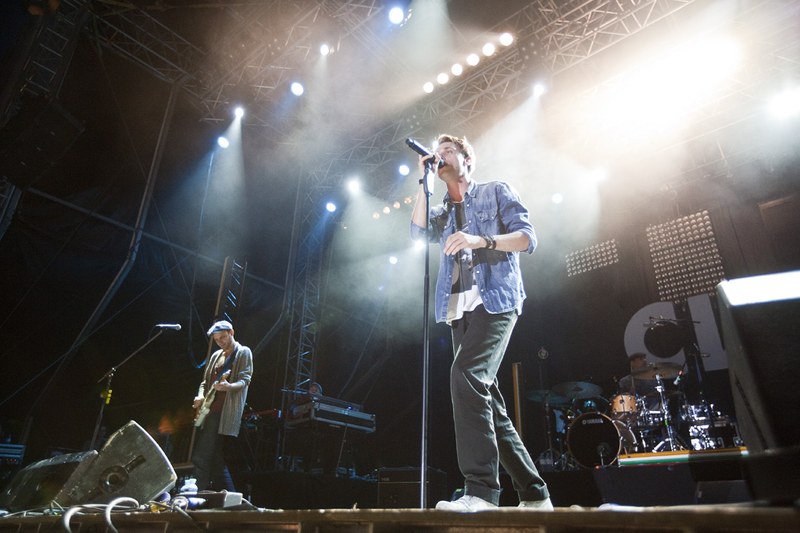 Clueso & Band, der musikalische Höhepunkt des Festivals