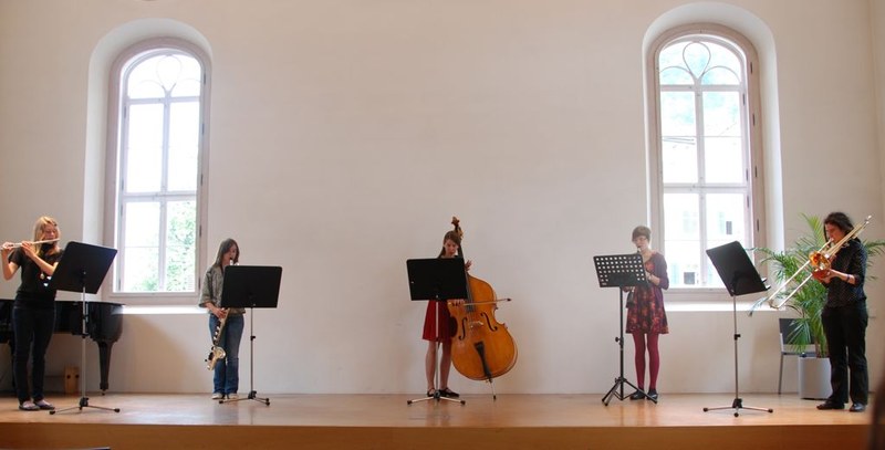 Das Ensemble "NewTonArt" bot im Salomon-Sulzer Saal beste Unterhaltung
