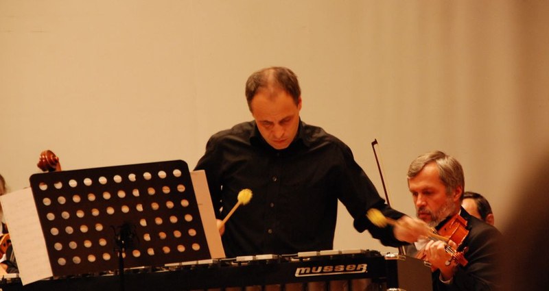 Alfred Achberger belebte das Vibraphonkonzert von W. Lindner