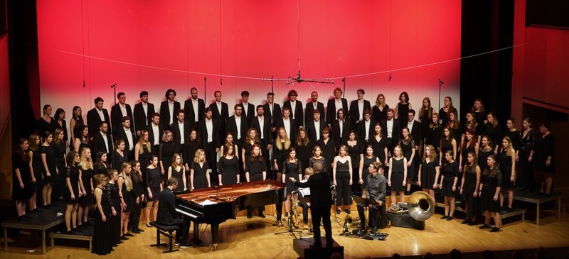 Mit einem anspruchsvollen Programm faszinierten die "Voicler" das Publikum. Standing Ovations waren der Dank für die herausragenden Darbietungen.