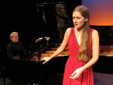 Isabel Pfefferkorn verfügt bereits über eine große Ausdruckspalette und Gestaltungskraft im Liedgesang.