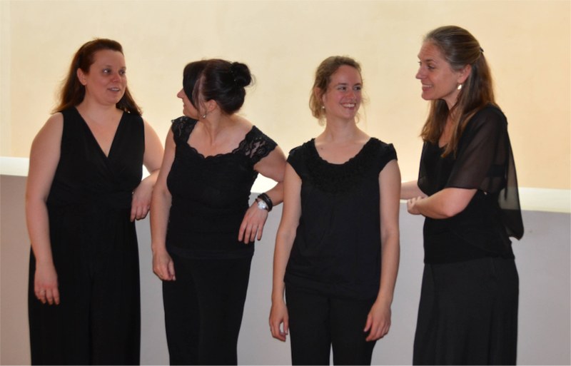 Das Bregenzer "Liebenstein Quartett" mit Anita Martinek, Monika Bazgier, Iza van Holen und Susanne Mattle (v.l.n.r.) ist eine Bereicherung für die musikalische Landschaft Vorarlbergs.