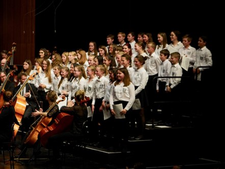 Viel Zustimmung erhielten auch die Schülerinnen und Schüler der Musikmittelschule Bregenz-Stadt.
