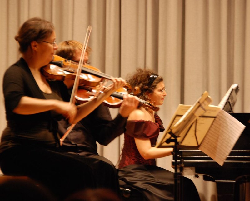 Die Pianistin Irina Puryshinskaja wirkte als energetisches Zentrum im Klavierquintett