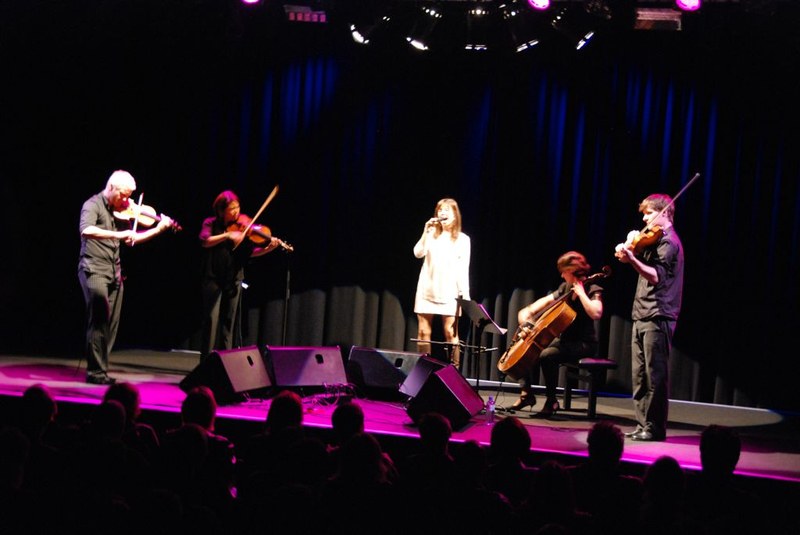 Gute Stimmung verbreiteten Rigmor Gustafsson und das "radio.string.quartet.vienna"