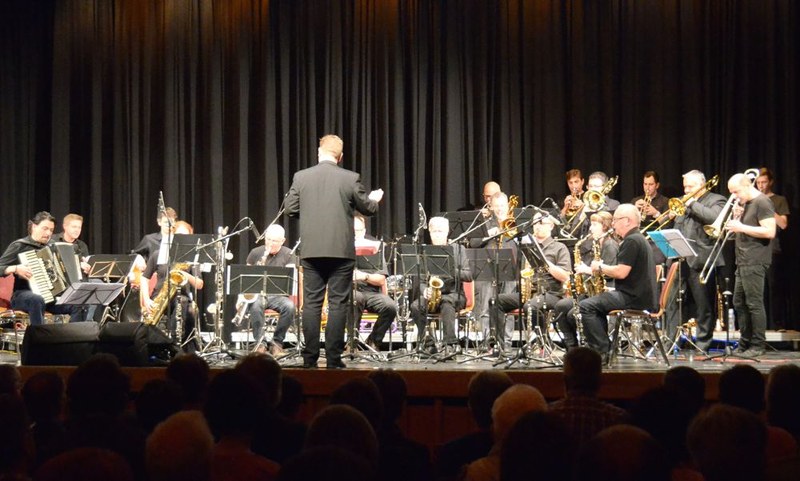 Beste musikalische Unterhaltung boten die "Big Band Walgau" unter der Leitung von Christian Mathis und der Akkordeonist Goran Kovacevic mit "Alpine Sounds".