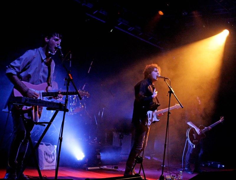 Von Brooklyn über Ravenna nach Dornbirn: die Indie-Popband Caged Animals (Fotos: Michael Fritz / Spielboden)
