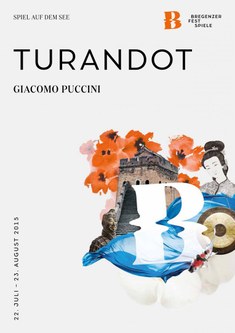 Sujet des Spiels auf dem See 2015 und 2016 mit der Oper „Turandot“ von Giacomo Puccini. (Fotos: Bregenzer Festspiele/Dietmar Mathis, Karl Forster)