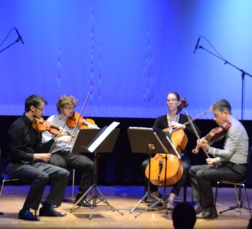 Das "Formalist Quartet" mit Andrew Tholl, Mark Menzies, Andrew McIntosh und Ashley Walters musizierte mit bewundernswerter Präzision.