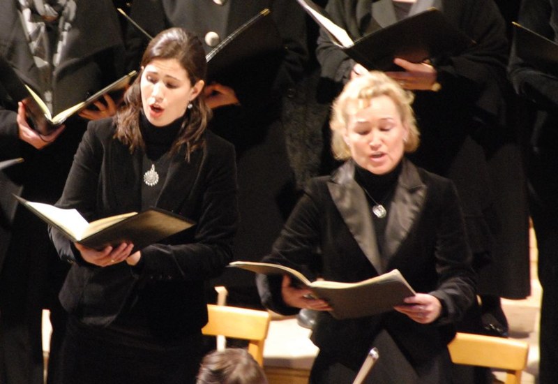 Die Solistinnen Martina Gmeinder und Birgit Plankel