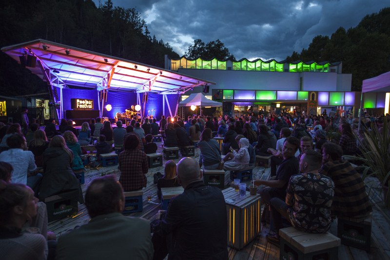 Höhepunkt des vorletzten poolbar Wochenendes kurz vor dem Festivalfinale