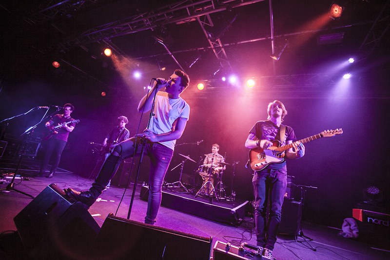 Als Support eröffnete die Rankweiler Band The Yellow Riffs