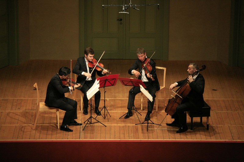 Das "Quatuor Diotima" aus Frankreich hinterließ mit ausgeklügelten und klangsinnlichen Werkdeutungen einen guten Eindruck. (Foto: Schubertiade)