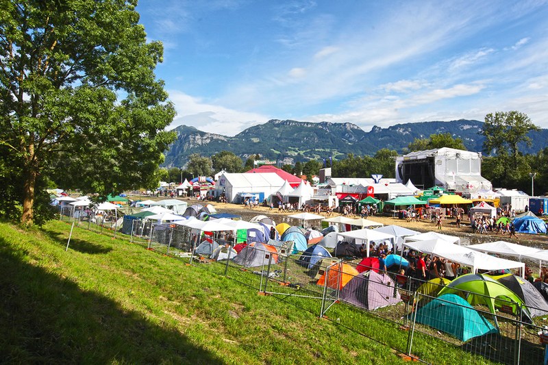 Das Szene Openair mitten im Naturjuwel Alter Rhein Lustenau