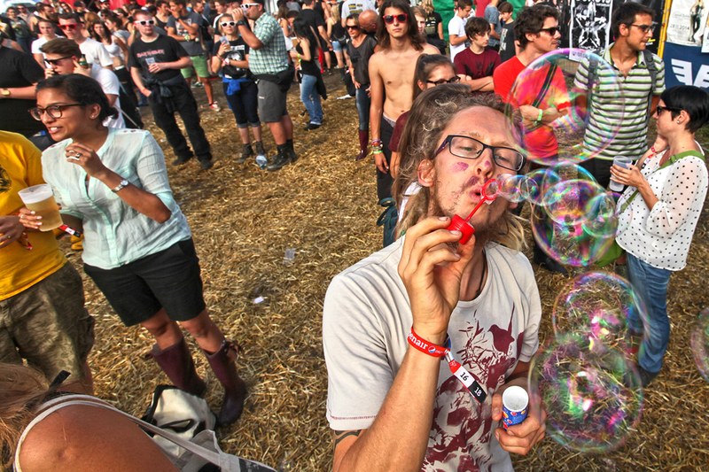 Das Naherholungsgebiet am Alten Rhein wird zum Festivalgelände