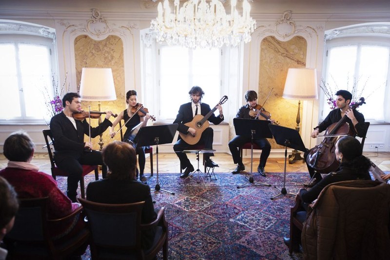 Von Marc Bouchkov, Catharina Chen (Violine), Petrit Ceku (Gitarre), Adrien Boisseau (Viola) und Kian Soltani (Violoncello) wird man hoffentlich auch in Zukunft noch viel hören.
