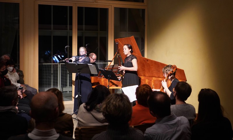 Angelika Gallez (Flöte), Heidrun Wirth-Metzler (Fagott), Bianca Riesner (Violoncello und Viola da Gamba) und Martin Gallez (Hammerklavier) präsentierten Barockmusik und Werke der Mozartzeit und begeisterten damit das Publikum.