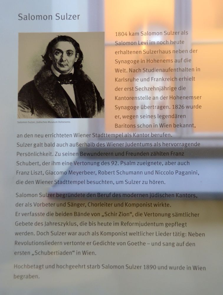 Salomon Sulzer war ein berühmter Kantor, der auch kompositorisch etwas zu sagen hatte.