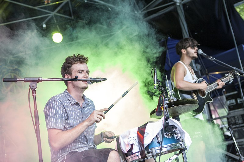 Gab an Gal heuer auf der Bühne und auch zwischen den Bands