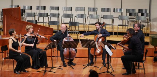 Das Epos:Quartett sowie Guy Speyers und Mathias Johansen zelebrierten die intensive Kraft, die von Schönbergs Streichsextett "Verklärte Nacht" ausgeht.